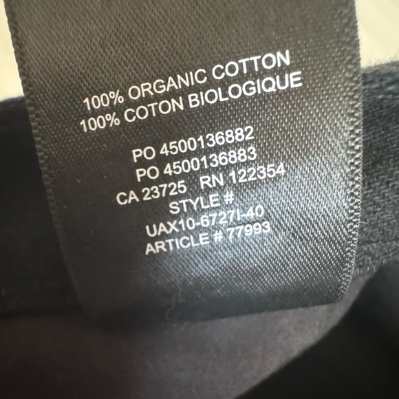 Aritzia Denim Forum Joni High Rise Loose Distressed Black Denim Jeans Size 24 - Picture 6 of 10